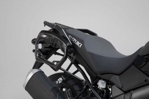 STELAŻ PRO NA KUFRY BOCZNE SW-MOTECH SUZUKI V-STROM 1000 (14-) BLACK