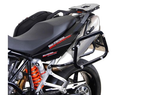 ZESTAW ADAPTERÓW NA STELAŻ EVO NA KUFRY BOCZNE AERO SW-MOTECH BLACK