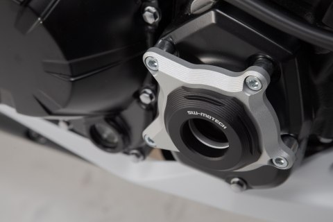 OSŁONA OBUDOWY SILNIKA SW-MOTECH KAWASAKI Z900 (16-)/Z900RS (17-) BLACK/SILVER