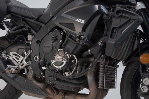 OSŁONA POKRYWY SILNIKA SW-MOTECH YAMAHA MT-10 (16-) BLACK / SILVER