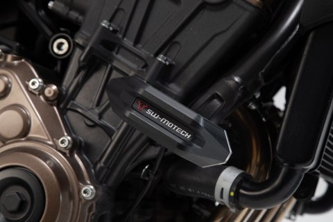 CRASH PADY SW-MOTECH KOMPLETNY ZESTAW DO HONDA CB650R (19-) BLACK