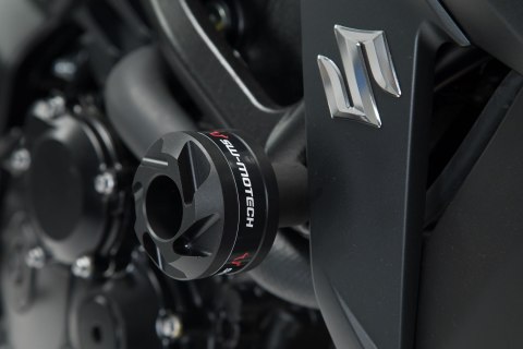 CRASH PADY SW-MOTECH KOMPLETNY ZESTAW DO YAMAHA MT-03 (16-)/SUZUKI GSX-S750 (17-) BLACK