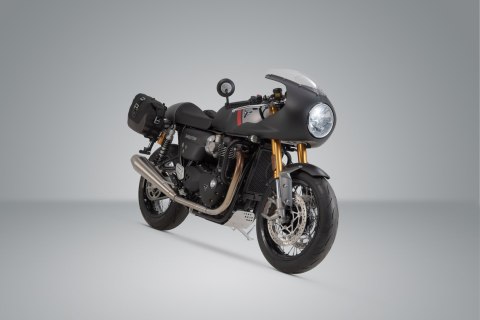 ZESTAW SAKW I STELAŻY LEGEND GEAR BLACK EDITION SW-MOTECH TRIUMPH THRUXTON RS (19-)