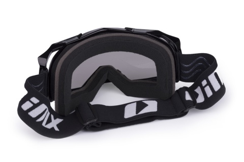 Gogle iMX Racing Dust Black z Szybą Dark Smoke + Clear (2 szyby w zestawie)