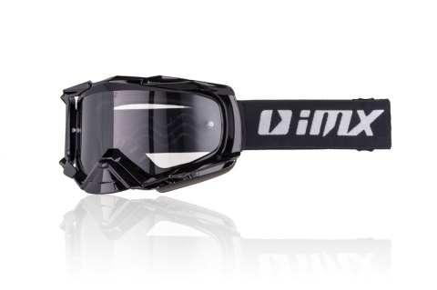 Gogle iMX Racing Dust Black z Szybą Dark Smoke + Clear (2 szyby w zestawie)