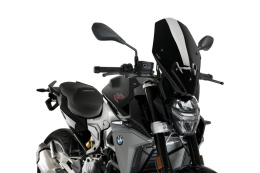 SZYBA TOURING NOWEJ GENERACJI PUIG (BEZ ORYGINALNEGO WSPORNIKA BMW) DO BMW F900R 20-21 CZARNA