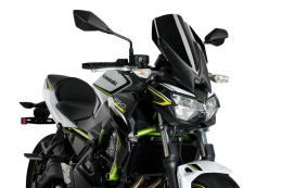 SZYBA TOURING NOWEJ GENERACJI PUIG DO KAWASAKI Z650 20-22 CZARNA