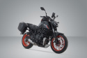 ZESTAW KUFRÓW BOCZNYCH URBAN ABS I STELAŻY SW-MOTECH YAMAHA MT-07 (18-) BLACK 2X 16.5L