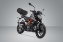 ZESTAW TORBA TYLNA I STELAŻ SW-MOTECH RACKPACK KTM 125/390 DUKE (17-) BLACK/GREY 42L