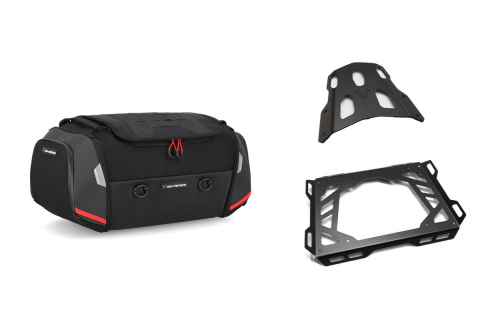 ZESTAW TORBA TYLNA I STELAŻ SW-MOTECH RACKPACK DUCATI MULTIST 1200 ENDURO/950/1260 BLACK/GREY 42L