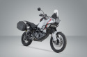 ZESTAW KUFRÓW BOCZNYCH AERO ABS I STELAŻY SW-MOTECH DUCATI DESERTX (22-) BLACK 2X25 L