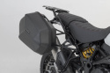 ZESTAW KUFRÓW BOCZNYCH AERO ABS I STELAŻY SW-MOTECH DUCATI DESERTX (22-) BLACK 2X25 L