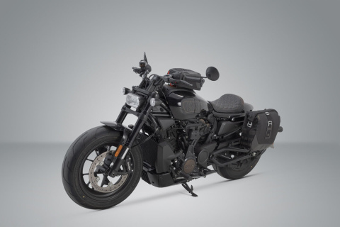 SAKWA I STELAŻ LEGEND GEAR BLACK EDITION SW-MOTECH HARLEY-DAVIDSON SPORTSTER S (21-) 135L