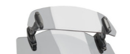 Deflektor Puig clip on regulowany 10x31 cm lekko przyciemniony