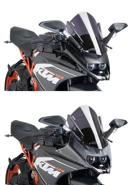 SZYBA SPORTOWA PUIG DO KTM RC125 / RC390 14-22 MOCNO PRZYCIEMNIONA