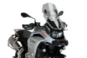 SZYBA Z REGULOWANYM DEFLEKTOREM (255MM) PUIG DO BMW F750GS/F850GS 18-21 MOCNO PRZYCIEMNIONY