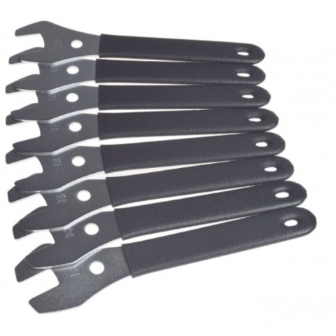 KLUCZE PŁASKIE DO PIAST I KONUSÓW 13-20 MM - 8 SZT