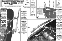 Stelaż Givi do Yamaha Fazer 1000 2001-2005