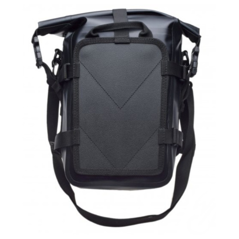 TORBA MOTOCYKLOWA NARZĘDZIÓWKA NA GMOLE ZWIJANA Z PASKAMI CZARNA