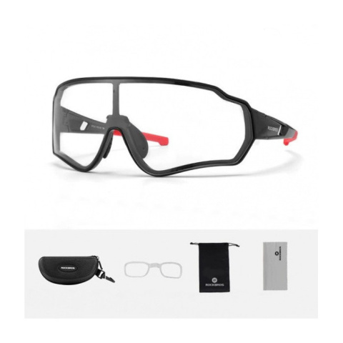 OKULARY NA ROWER DO BIEGANIA W GÓRY FOTOCHROM UV400 ETUI NOWOCZESNE