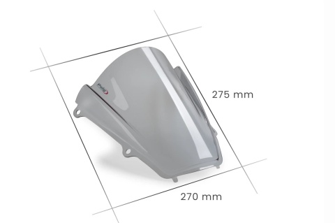 SZYBA RACING SPORTOWA PUIG DO HONDA CBR600RR 2023-2025 LEKKO PRZYCIEMNIANA