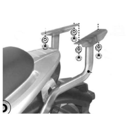 Stelaż kufra centralnego Givi do Yamaha BT 1100 Bulldog 2002-2009