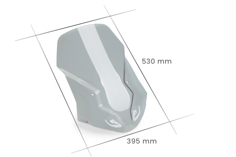 SZYBA TURYSTYCZNA PUIG DO TRIUMPH TIGER 1200 GT/GT EXPLORER/ GT PRO/RALLY EXPLORER/RALLY PRO 2022-2025 LEKKO PRZYCIEMNIONA