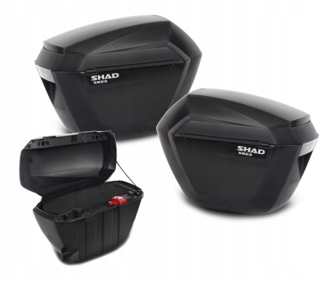 KUFRY BOCZNE 2x23L SH23 STELAŻE ZONTES U / U1 / HYPER TRAIL 125 2020-2025