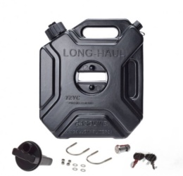 Kanister 5L do paliwa i oleju z uchwytem i lejkiem czarny