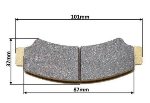 Klocki hamulcowe do CFMOTO zamiennik dla 7020-0810B0 , 9AWA-0811A0