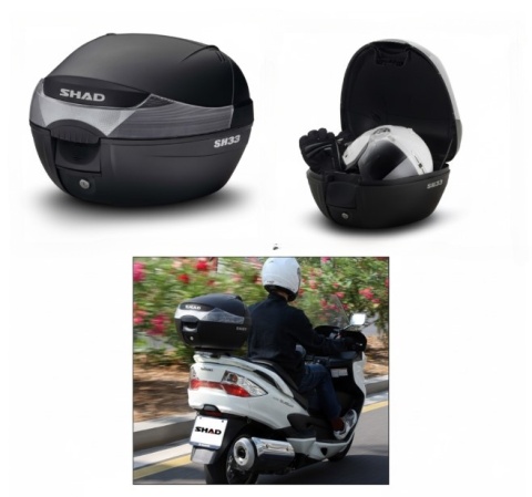 Kufer motocyklowy SHAD SH33 33L – lekki, pojemny i bezpieczny kufer