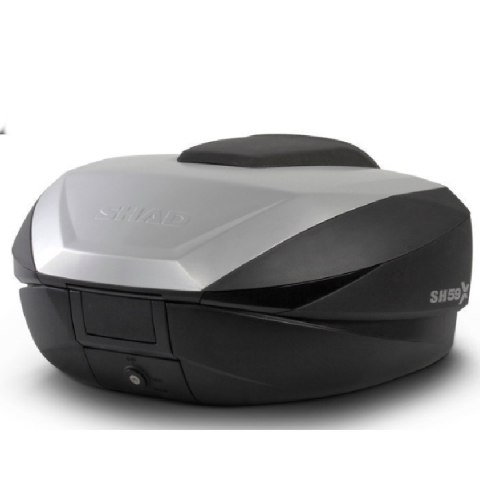 Kufer centralny na dwa kaski ze stelażem i płytą montażową Shad 59l CF MOTO 400GT / 650GT 2019-2024