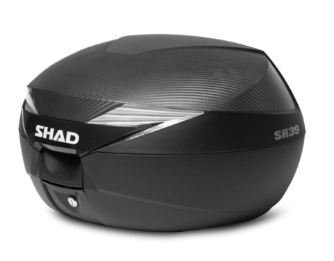 Kufer motocyklowy SHAD SH39 Carbon 39L – elegancki, lekki i pojemny