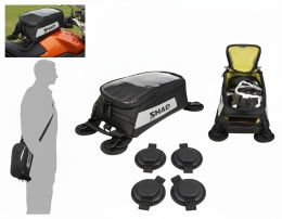 TANKBAG TORBA NA BAK ZBIORNIK SHAD 4L MAGNETYCZNA Z MAPNIKIEM NA PORTFEL