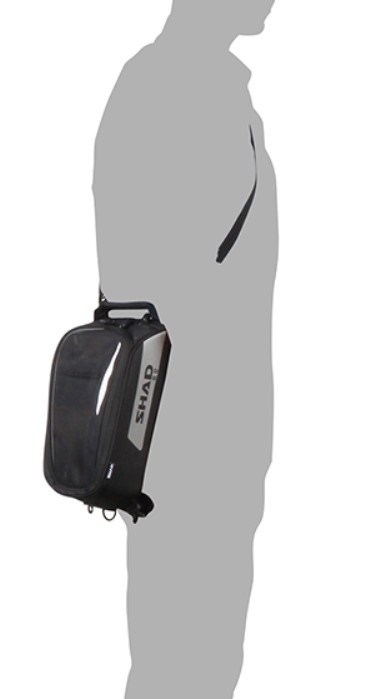 TANKBAG TORBA NA BAK ZBIORNIK SHAD 4L MAGNETYCZNA Z MAPNIKIEM NA PORTFEL