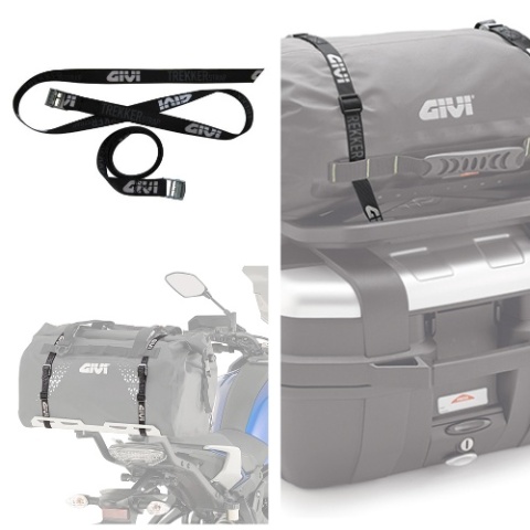Taśmy pasy mocujące torbę bagaż motocyklowy Givi S350 para 170 cm x 2,5 cm