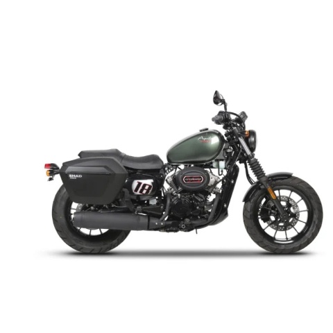 KUFRY BOCZNE 2x23L SH23 STELAŻE HYOSUNG GV 125 AQUILA 2018-2023 / GV125S