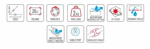 GIVI XL06B TANKLOCK – torba na bak 15 l, uniwersalna i praktyczna