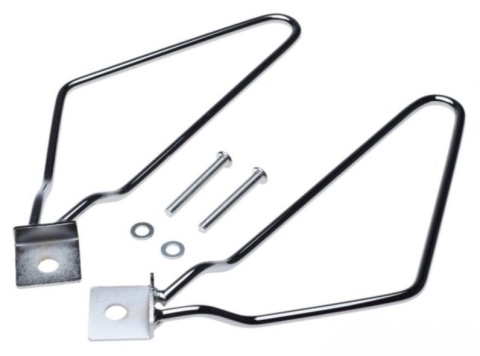 Stelaże pod sakwy motocyklowe uniwersalne chrom