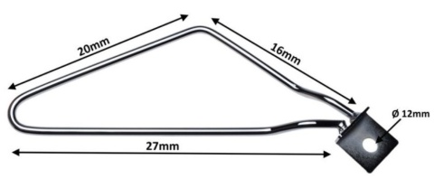 Stelaże pod sakwy motocyklowe uniwersalne chrom