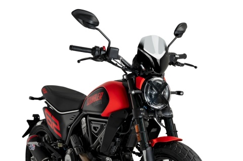 SZYBA PUIG DUCATI SCRAMBLER FULL THROTTLE / ICON/ NIGHTSHIFT 2023-2025 LEKKO PRZYCIEMNIONA