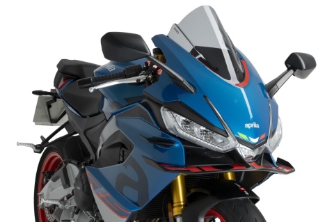 SZYBA RACING SPORTOWA PUIG APRILIA RS 660 FACTORY 2025 LEKKO PRZYCIEMNIONA