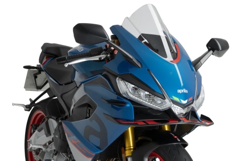 SZYBA RACING SPORTOWA PUIG DO APRILIA RS 660 FACTORY 2025 BEZBARWNA