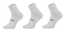 3x skarpety sportowe Comodo sportowe na siłownię do biegania białe 43-46