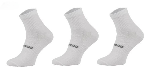 3x skarpety sportowe Comodo sportowe na siłownię do biegania białe 43-46