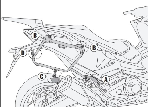 Stelaż Givi do Honda Forza 750 2025