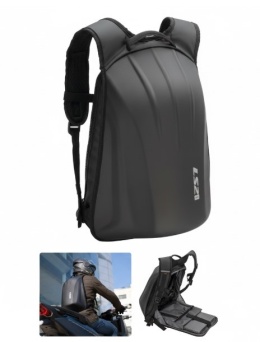 Wodoodporny plecak motocyklowy LS2 Shield 25–50 L z twardą skorupą