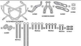 Stelaże pod kufry /sakwy boczne Givi do Honda Transalp 750 2023-2025