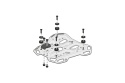 KUFER CENTRALNY STELAŻ TRAX ADV SW-MOTECH HONDA CL500 2022-2025 CZARNY