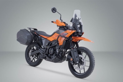 KUFRY BOCZNE STELAŻE AERO ABS 2x25 l. KTM 125 SMC R  250 Adv 390 Adv 2025-